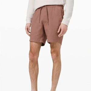 ✨Lululemon✨ Men's Bowline Cotton Stretch Shorts - [Size Medium, Salmon]